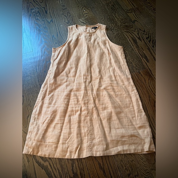J.Crew Button-Back 100% Linen Shift Dress - Picture 4 of 11